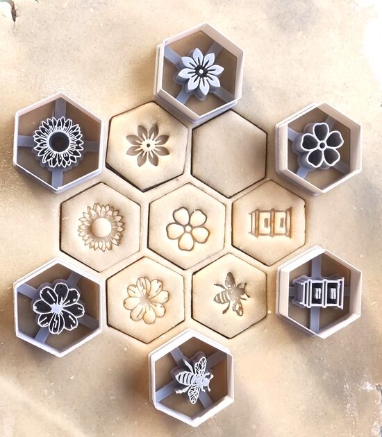 Cepumu formiņu komplekts "Medus" (7 gab)